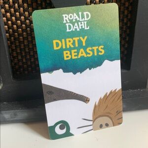 Dirty Beasts - HTF - Yoto Card - Roald Dahl